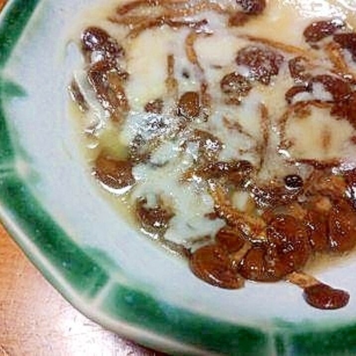 えのきと なめこの チーズ蒸し